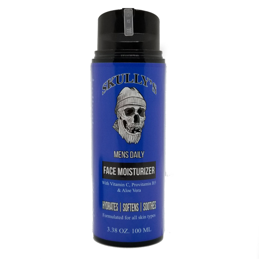 Mens Daily Face Moisturizer by Skully's Beard Oil