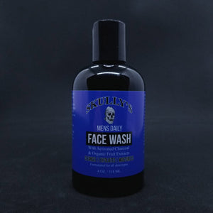 Mens Daily Face Wash with Activated Charcoal by Skully's Beard Oil