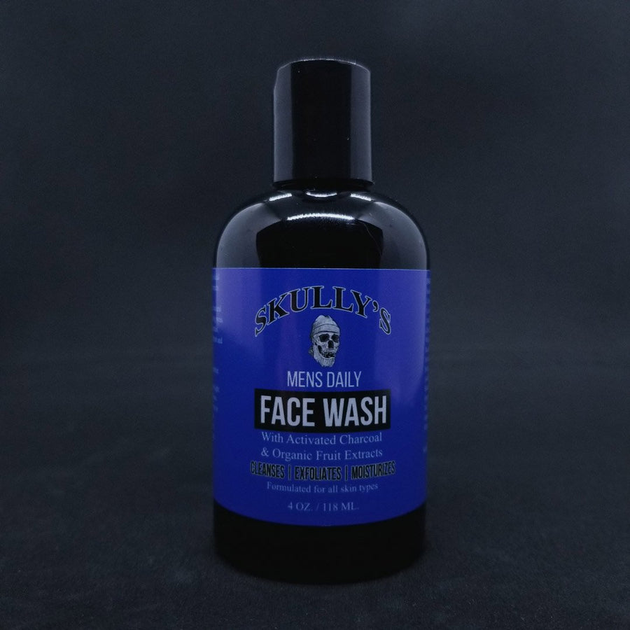 Mens Daily Face Wash with Activated Charcoal by Skully's Beard Oil