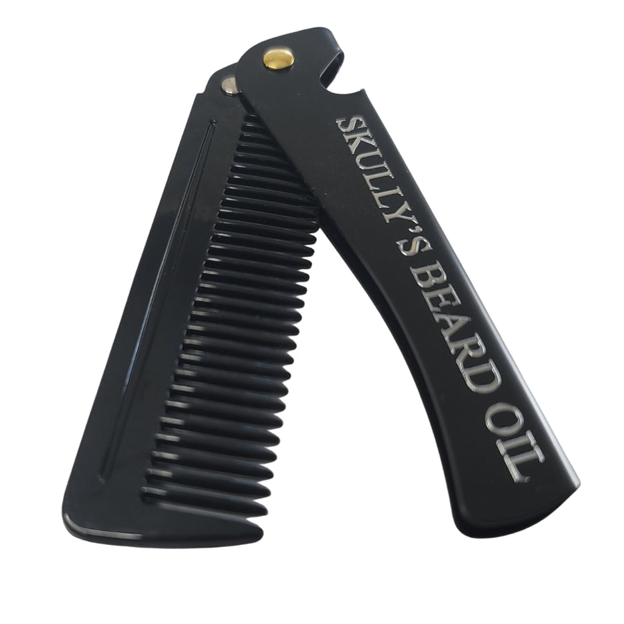 beard stainless steel folding comb, folding comb, folding pocket comb, pocket comb