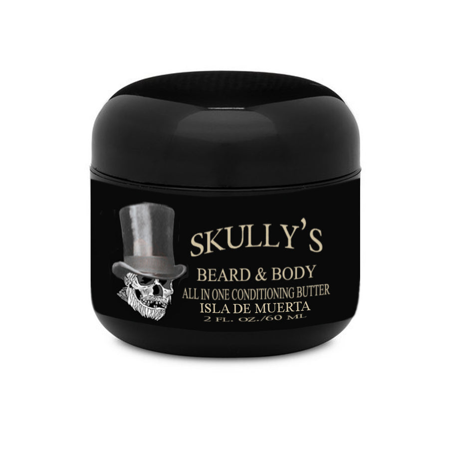 Isla De Muerta Beard & Body All In One Conditioning Butter,Havana Smoke Beard & Body All In One Conditioning Butter,beardbutter, beard butter, bearded butter, best beard butter, skullys beard oil