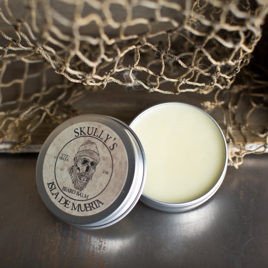 Isla De Muerta Beard Balm 2 oz. - Skully's Ctz Beard Oil