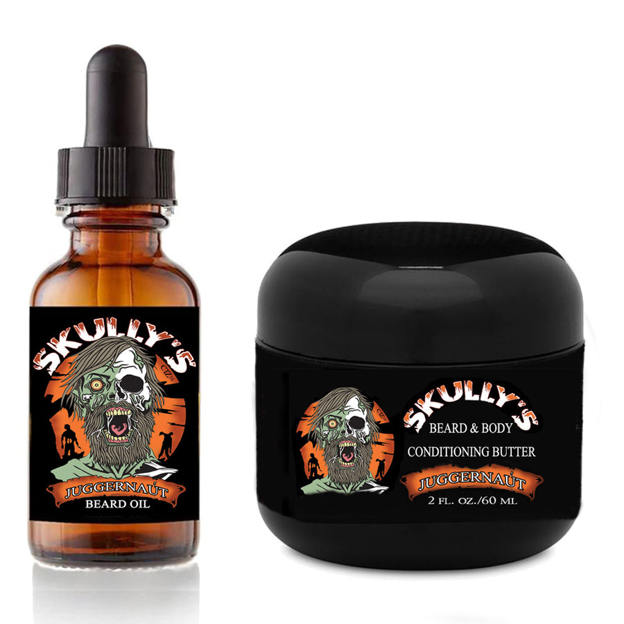 Juggernaut Beard Oil & Beard Butter Combo Pack (Beards Never Die Collection)