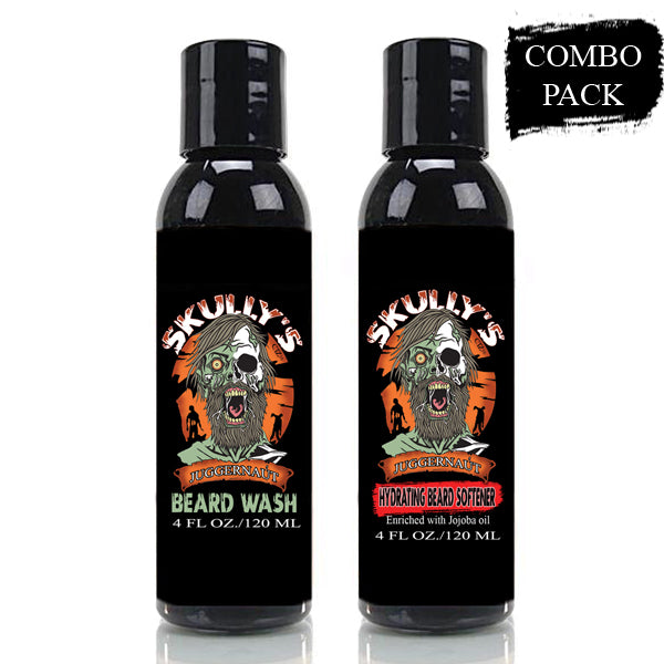 Juggernaut Hydrating Beard Softener & Beard Wash Combo Pack