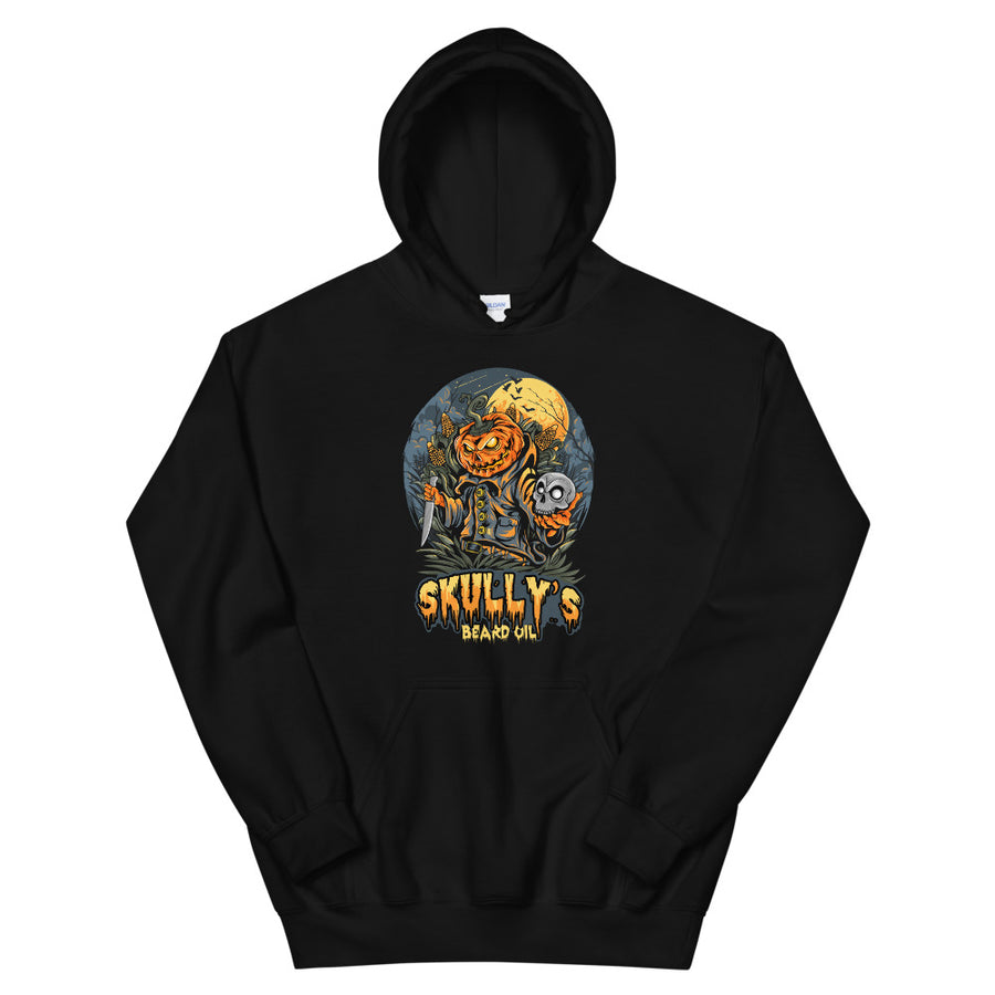 Halloween hoodie, pumpkin head hoodie, halloween apparel , mens halloween hoodie, skullys beard oil