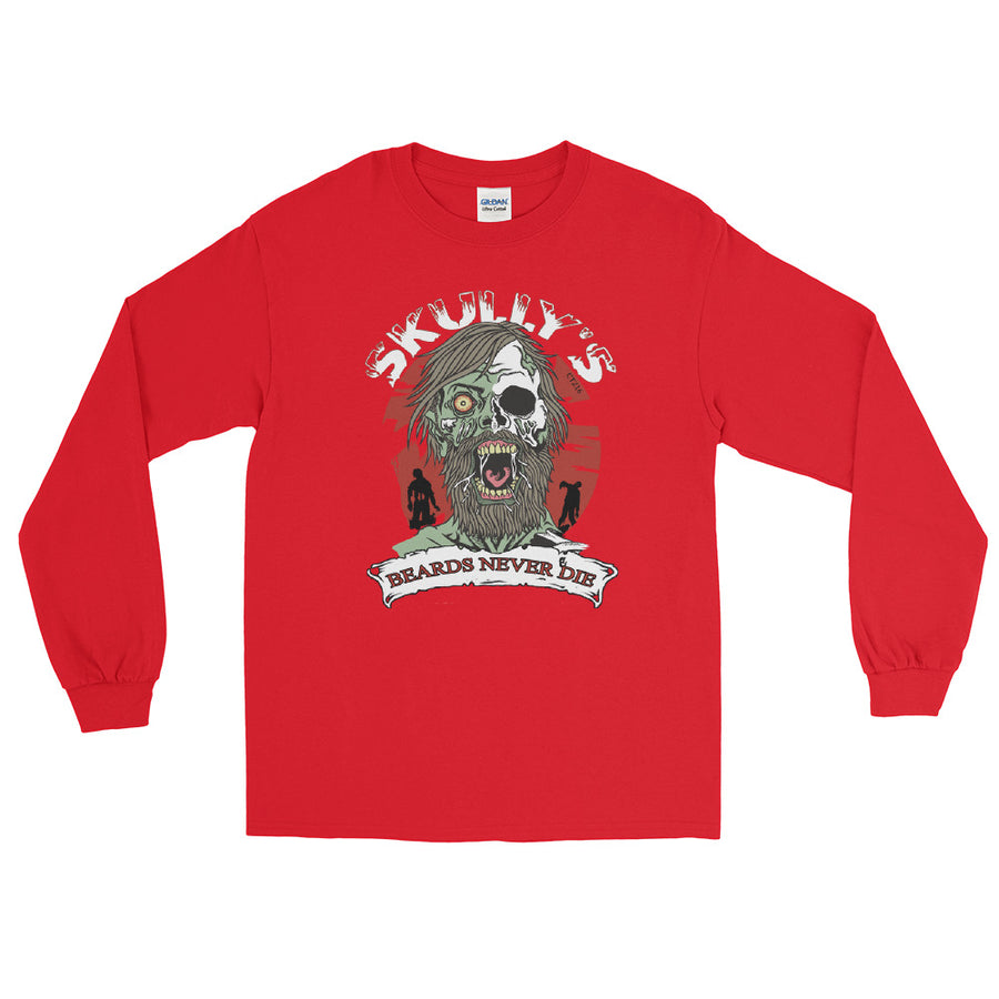 Skully's Beards Never Die Long Sleeve Shirt