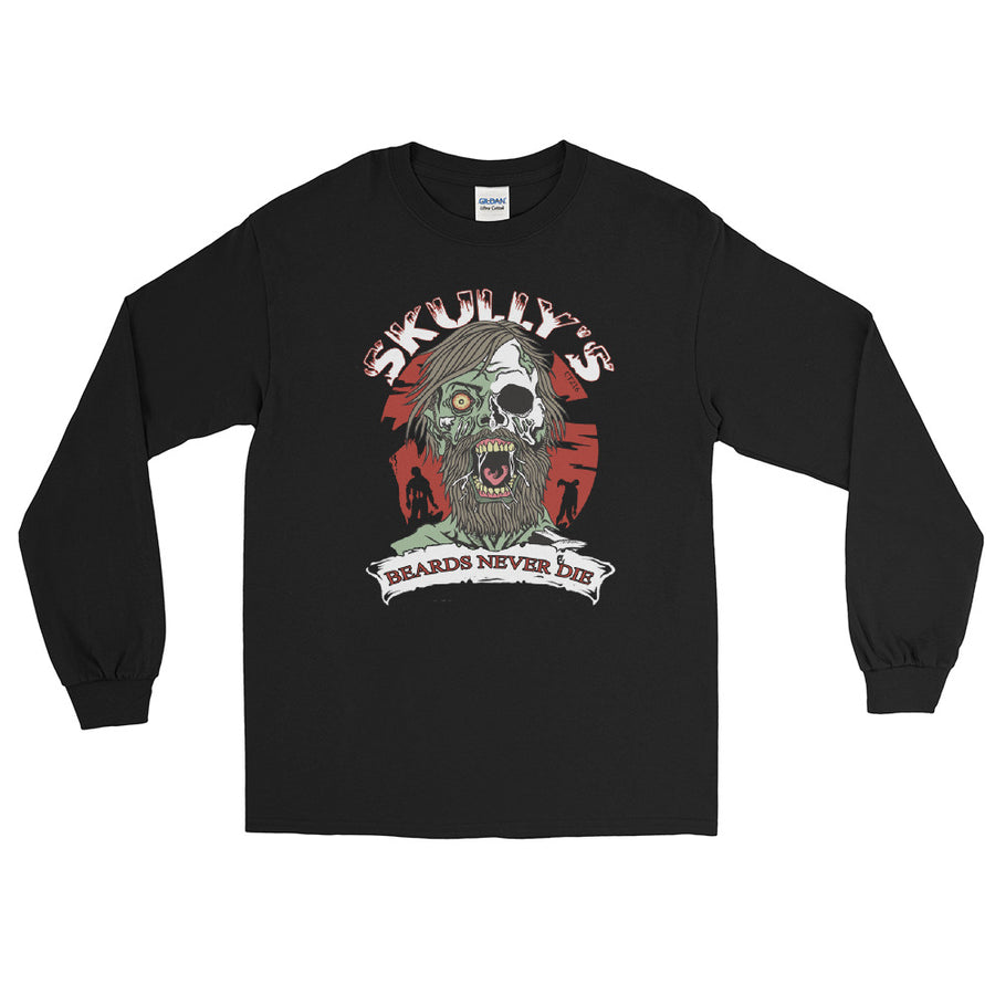 Skully's Beards Never Die Long Sleeve Shirt