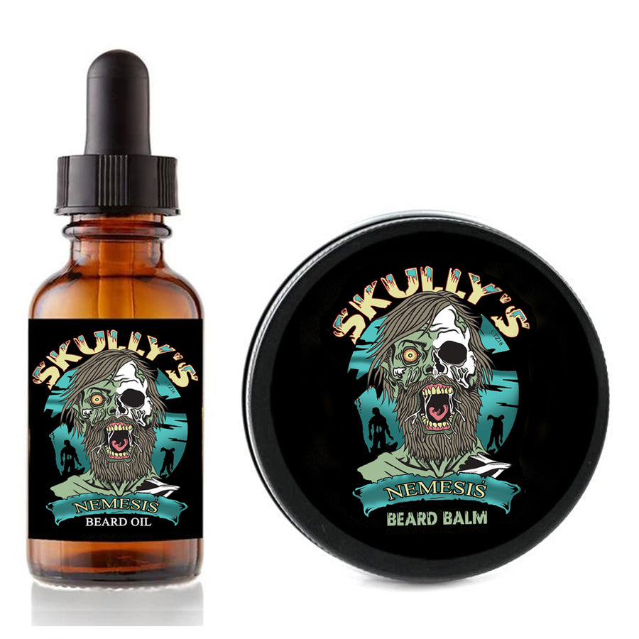 Nemesis Beard Oil & Beard Balm Combo Pack (Beards Never Die Collection)