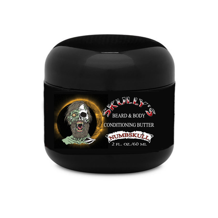 Numbskull beard butter,  Beard & Body All In One Conditioning Butter 2 oz. , beard butter, bearded butter, butter beard by skullys ctz beard oil