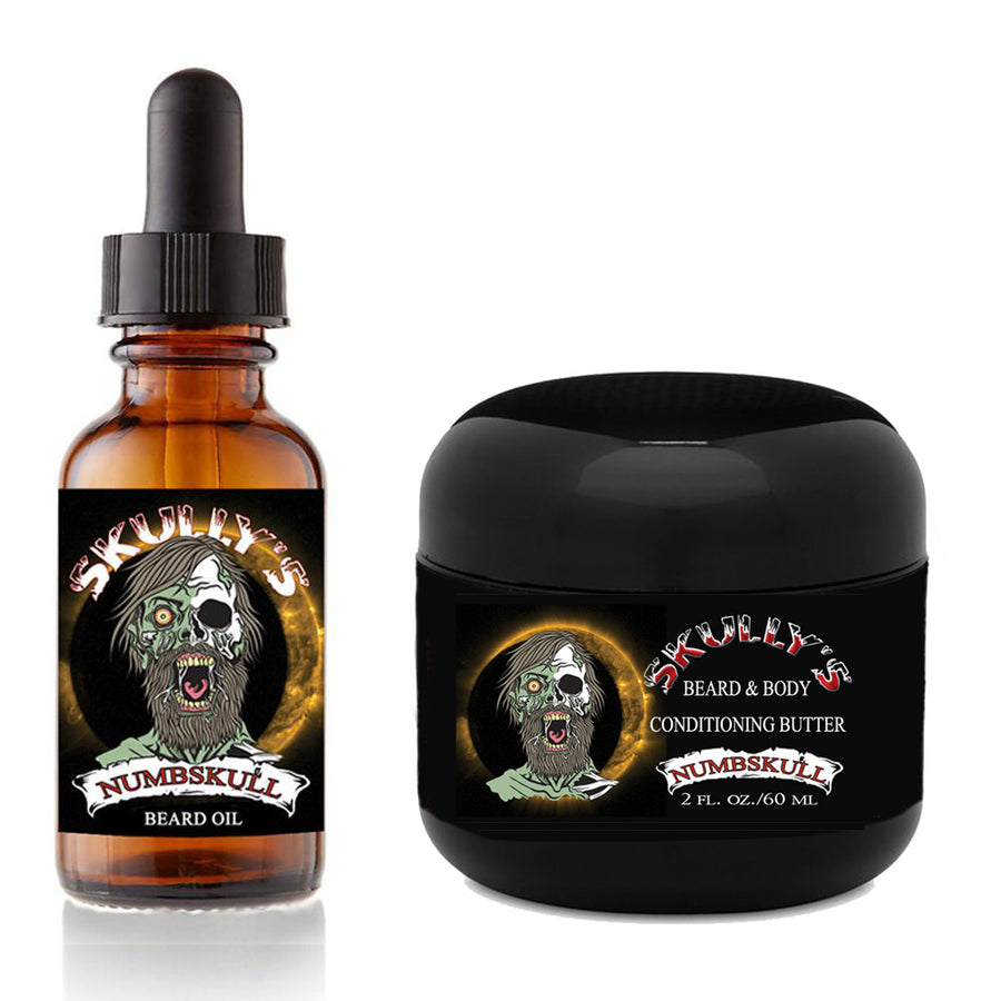 Numbskull Beard Oil & Beard Butter Combo Pack (Beards Never Die Collection)