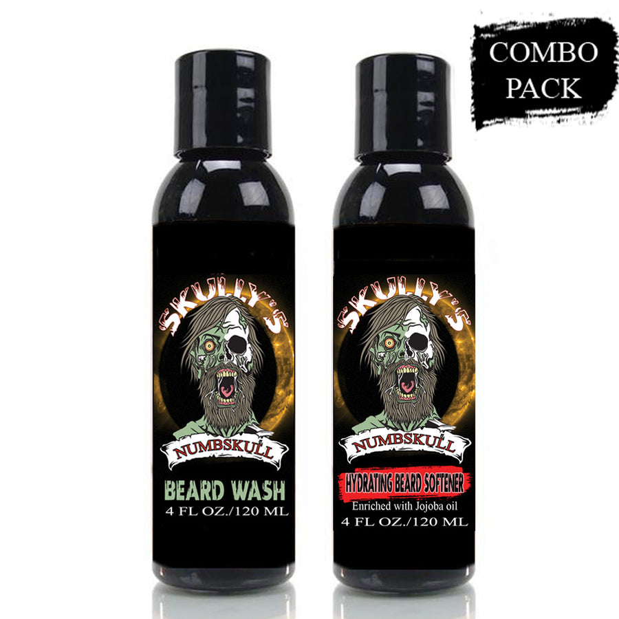 numbskull hydrating beard softener and beard wash combo pack, beard softener, beard wash, the best beard wash