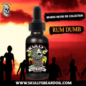 Skully's Rum Dumb bay rum beard oil by Skully's beard oil. The best beard oils for growth and thickness. Bears oil