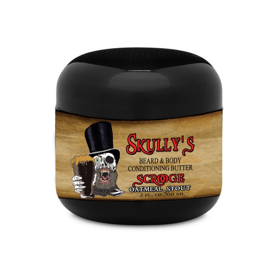 Scrooge (Seasonal Limited Edition) Beard & Body Conditioning Butter 2 oz. by skullys beard oil