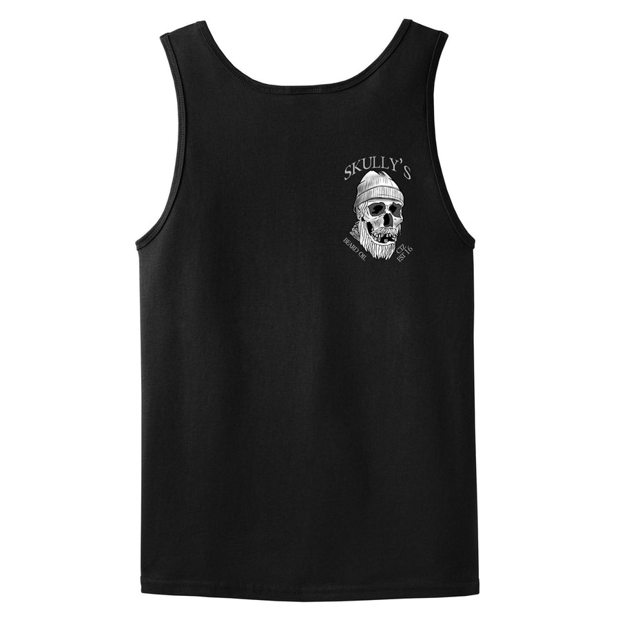 skullys skull tank top, skull tank top, tank top beard tank top, mens tank tops