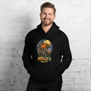 Halloween hoodie, pumpkin head hoodie, halloween apparel , mens halloween hoodie, skullys beard oil